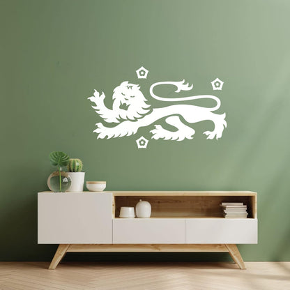 Celtic Ornament Lion Animal Flowers Wall Stickers Paster Paper Can Modify And Add Information