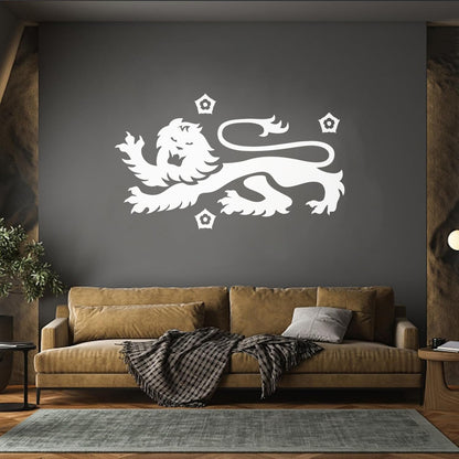 Celtic Ornament Lion Animal Flowers Wall Stickers Paster Paper Can Modify And Add Information