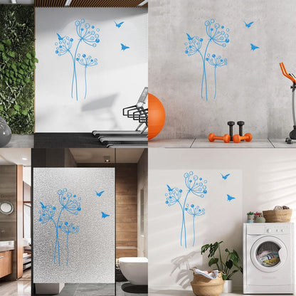 Wall Stickers Dandelion Flower Birds Can Modify And Add Information