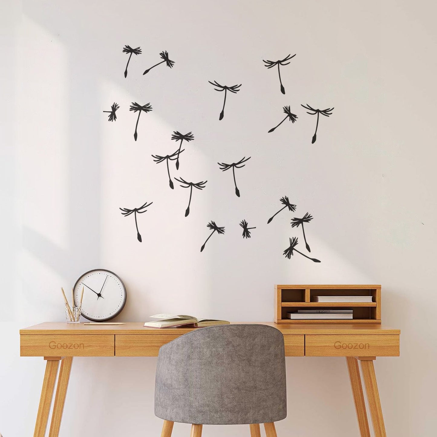 Dandelion Petals Flower Plant Ation Fine Carving Stickers Multiple Size Options