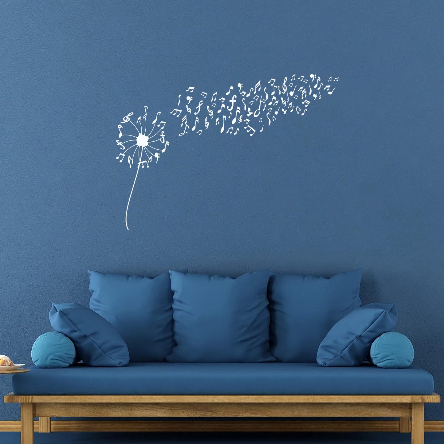 Wall Decals Flower Abstract Dandelion Musical Notes Car Body Decoration