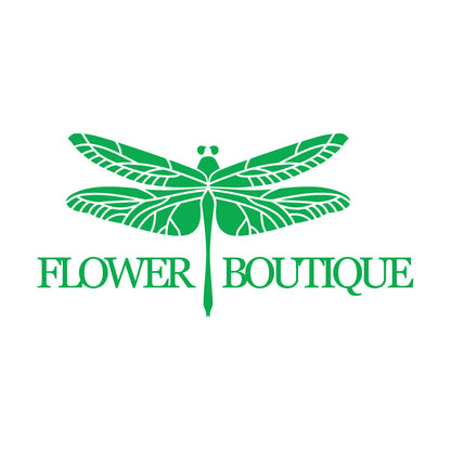 Engraving Decals Flower Boutique Logo Dragonfly Glass Stickers