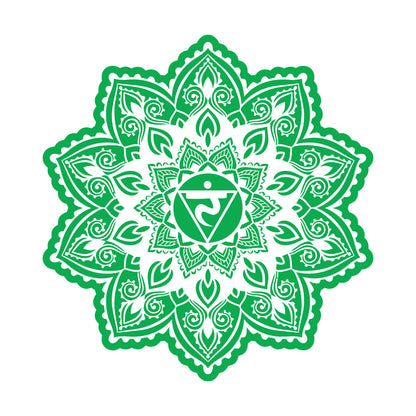 Vinyl Wall Decals Flowers Mandala Patterns Ornament Meditate Balance It Won'T Fall Off