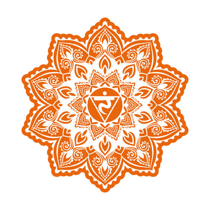 Vinyl Wall Decals Flowers Mandala Patterns Ornament Meditate Balance It Won'T Fall Off