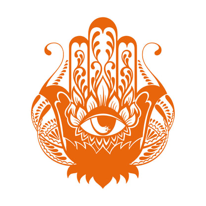 Wall Decals Paster Paper Hamsa Amulet Talisman Lotus Flower Home Removable Without Leaving Glue