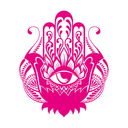 Wall Decals Paster Paper Hamsa Amulet Talisman Lotus Flower Home Removable Without Leaving Glue