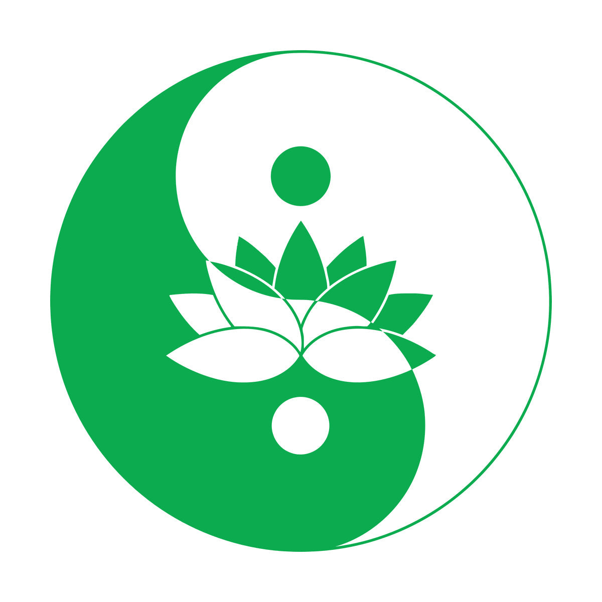 Fine Carving Stickers Lotus Flower Yin Yang Symbol Zen Meditation Art Decoration