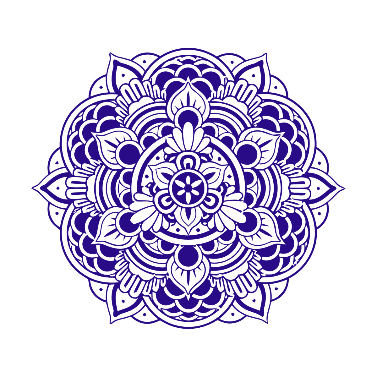 Wall Stickers Mandala Beautiful Flower Home Multiple Size Options