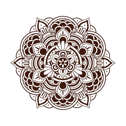 Wall Stickers Mandala Beautiful Flower Home Multiple Size Options