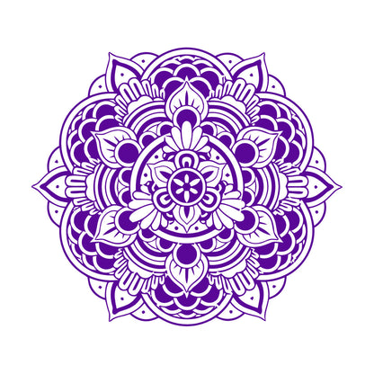 Wall Stickers Mandala Beautiful Flower Home Multiple Size Options