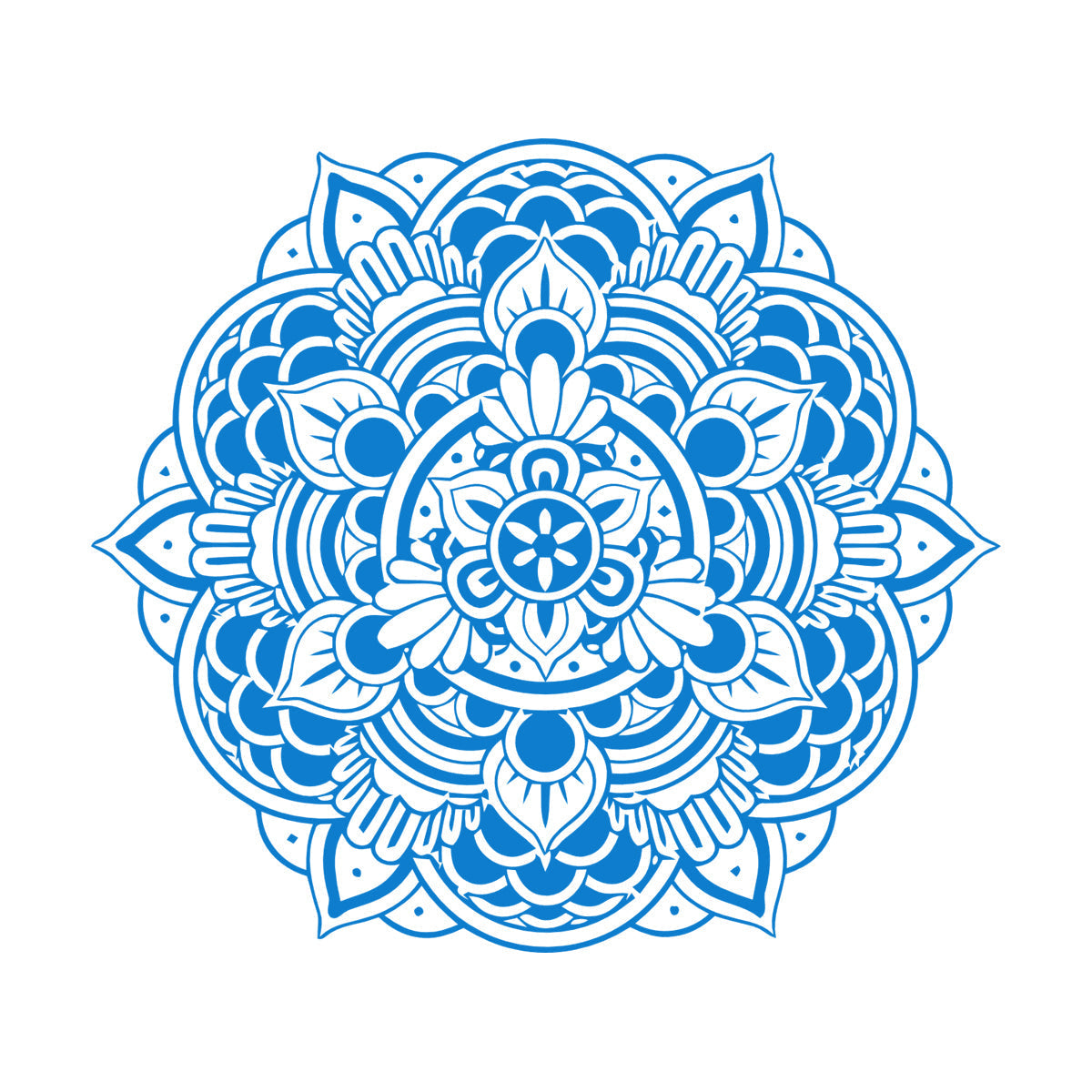 Wall Stickers Mandala Beautiful Flower Home Multiple Size Options