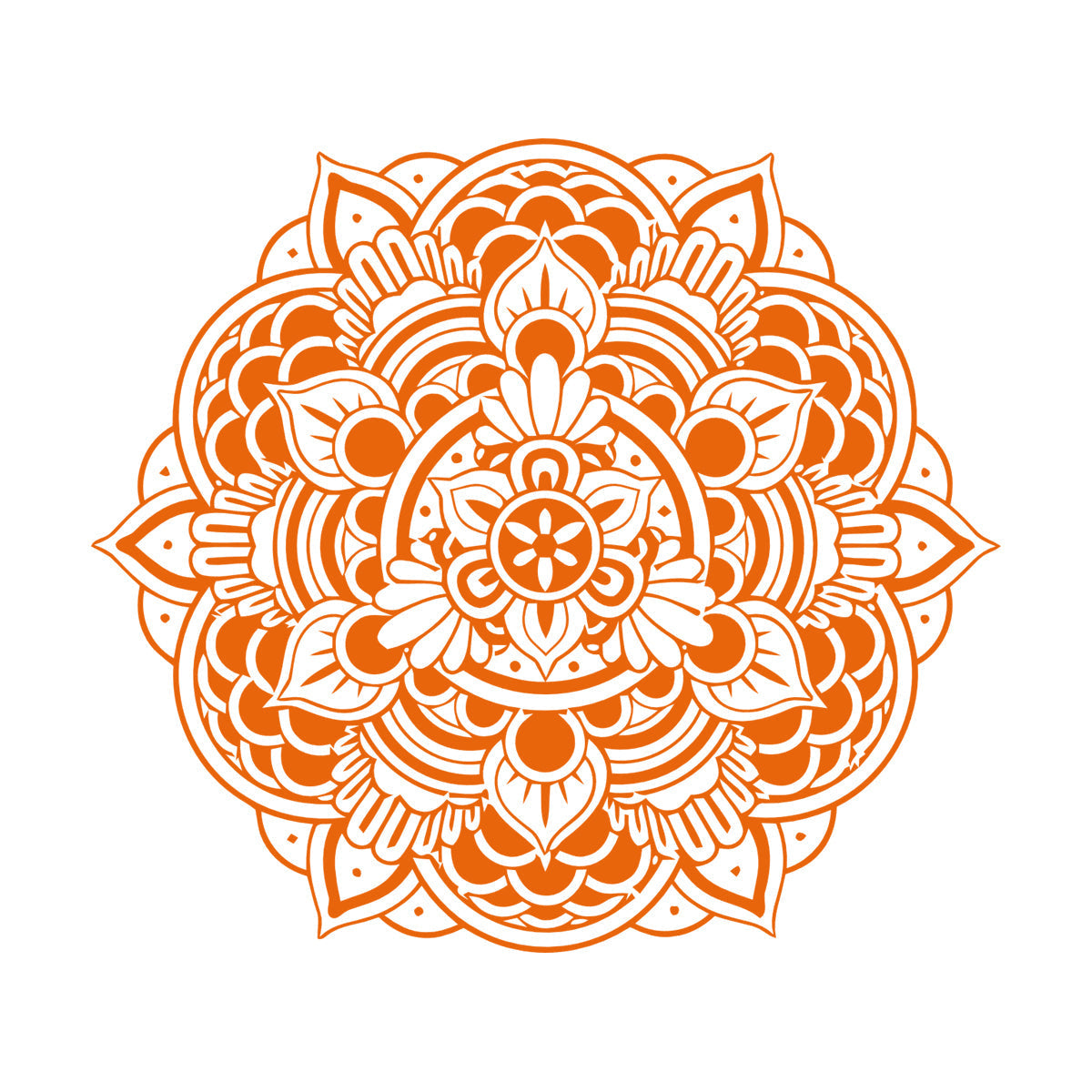 Wall Stickers Mandala Beautiful Flower Home Multiple Size Options