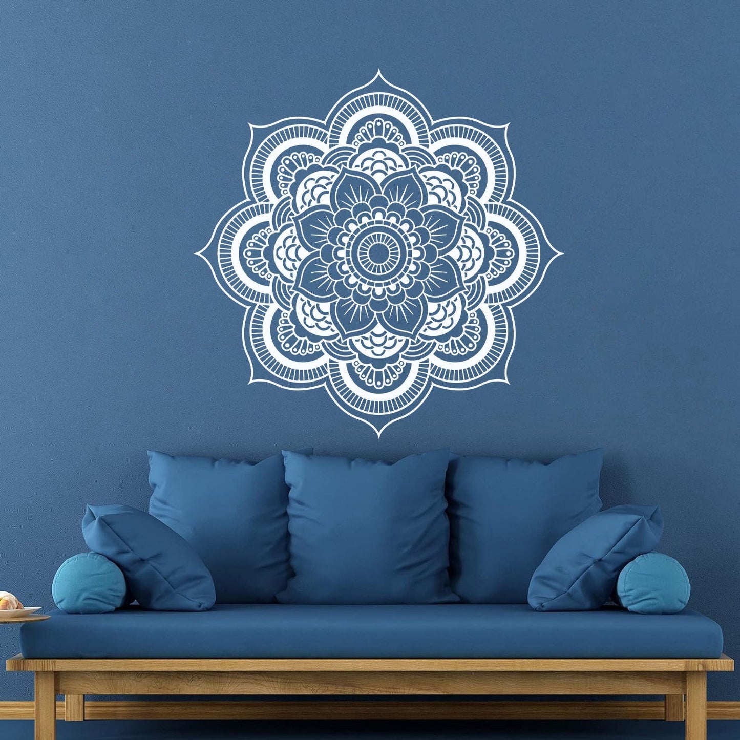 Fine Carving Decals Lotus Flower Mandala D¨¦cor Pattern Waterproof