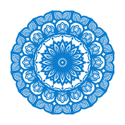 Wall Decals Paster Paper Mandala Circle Flowers Beautiful Floral Ornament Car Body Decoration