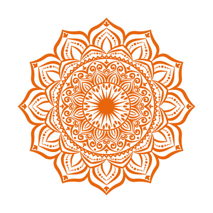 Engraving Decals Mandala Flower Pattern Ornament Natural Tattoo Culture