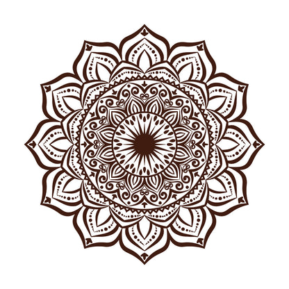 Engraving Decals Mandala Flower Pattern Ornament Natural Tattoo Culture