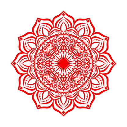Engraving Decals Mandala Flower Pattern Ornament Natural Tattoo Culture