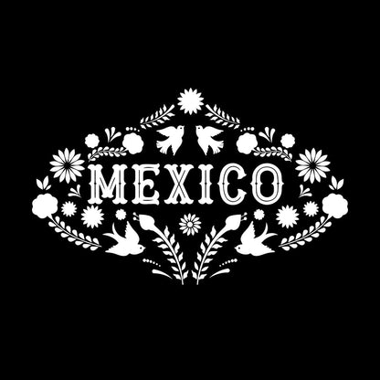 Mexico Birds Natural Flowers Patterns Lettering Decals Easy Installation
