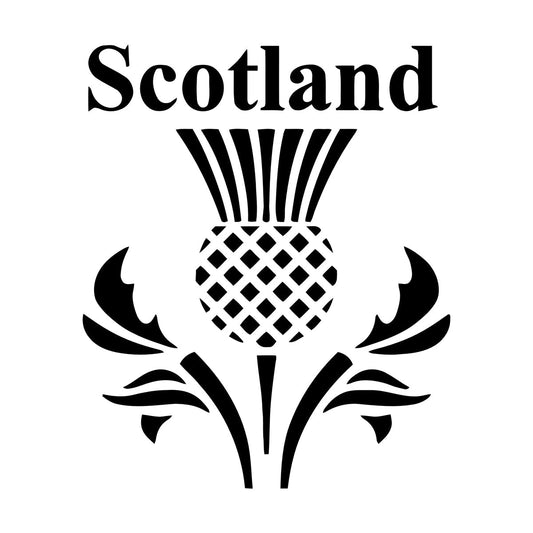 Wall Decals Paster Paper Scotland Scottish Thistle Flower Symbol Living Do Not Damage The Wall Surface