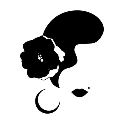 Spanish Dancer Woman Face Flower Flamenco Dance Wall Stickers Can Modify And Add Information