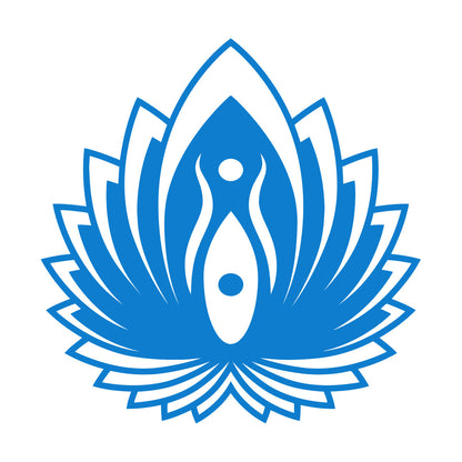 Mural And Wall Vinyl Decal Yin Yang Symbol Lotus Flower Yoga Buddhism Self Adhesive