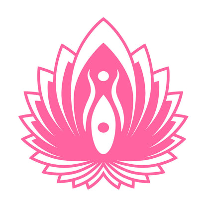 Mural And Wall Vinyl Decal Yin Yang Symbol Lotus Flower Yoga Buddhism Self Adhesive