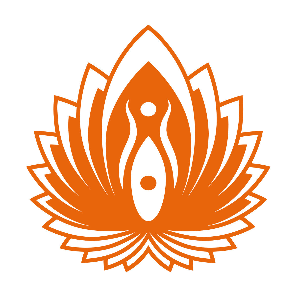 Mural And Wall Vinyl Decal Yin Yang Symbol Lotus Flower Yoga Buddhism Self Adhesive