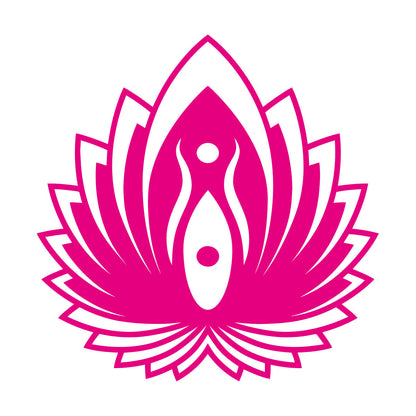 Mural And Wall Vinyl Decal Yin Yang Symbol Lotus Flower Yoga Buddhism Self Adhesive