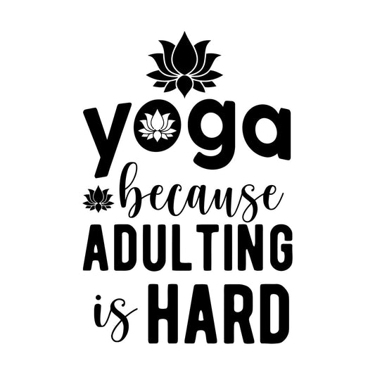 Wall Stickers Paster Paper Yoga And Meditation Lotus Flower Quote Do Not Damage The Wall Surface