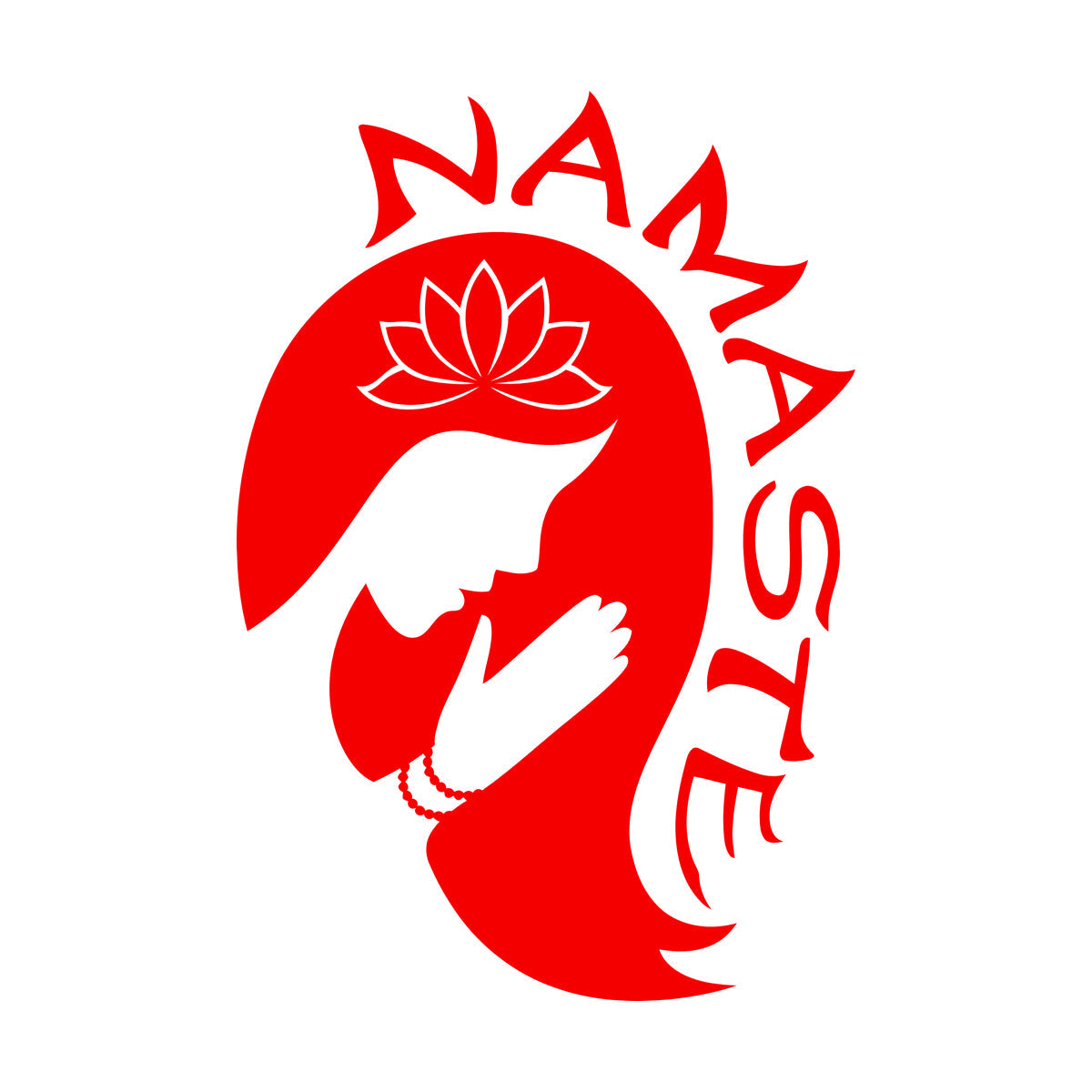 Yoga Girl Namaste Lotus Flower Meditation Vinyl Art Sticker Multiple Size Options