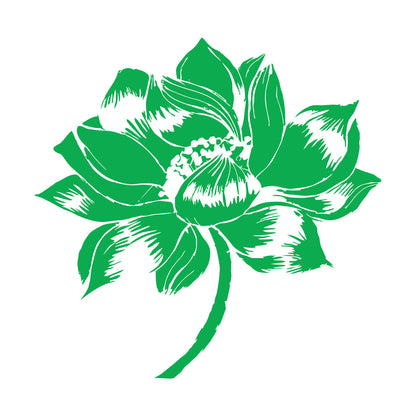 Lettering Decals Yoga Lotus Flower Meditation Buddhism It Won'T Fall Off
