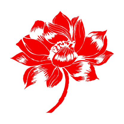 Lettering Decals Yoga Lotus Flower Meditation Buddhism It Won'T Fall Off