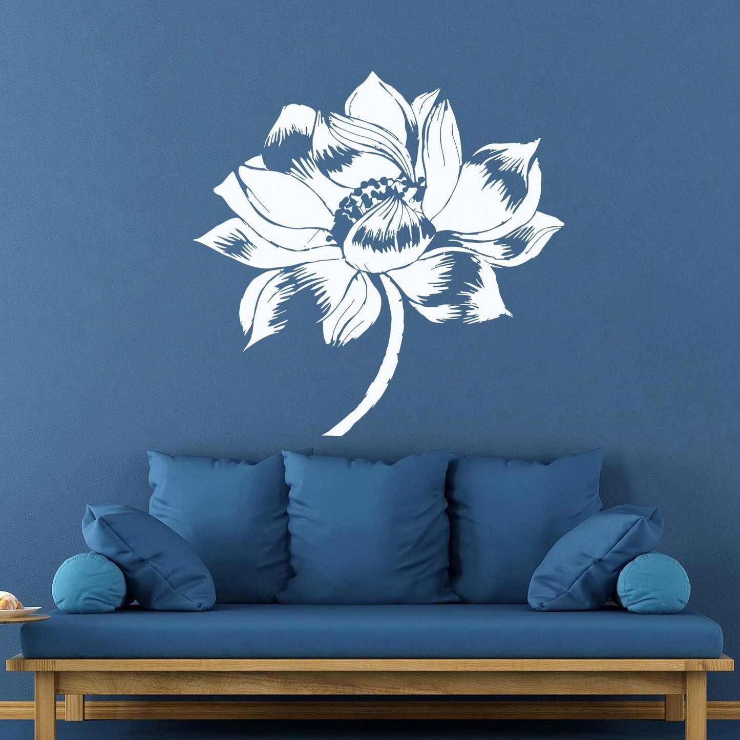 Lettering Decals Yoga Lotus Flower Meditation Buddhism It Won'T Fall Off