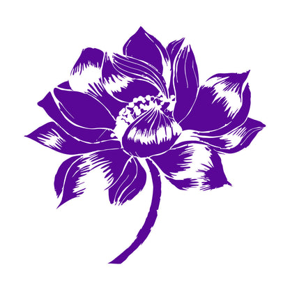 Lettering Decals Yoga Lotus Flower Meditation Buddhism It Won'T Fall Off