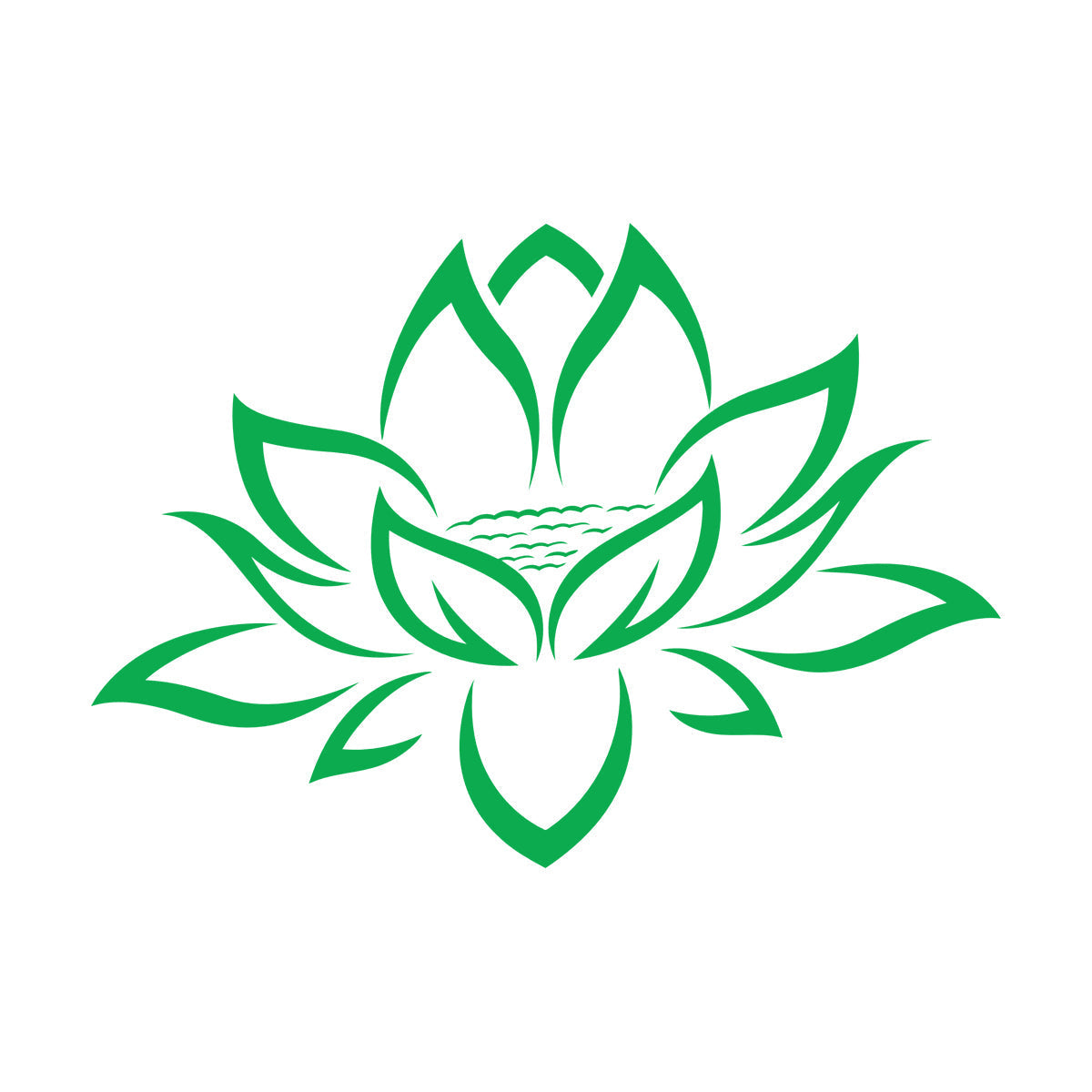 Wall Decals Pvc Yoga Lotus Flower Meditation Personalized Customization