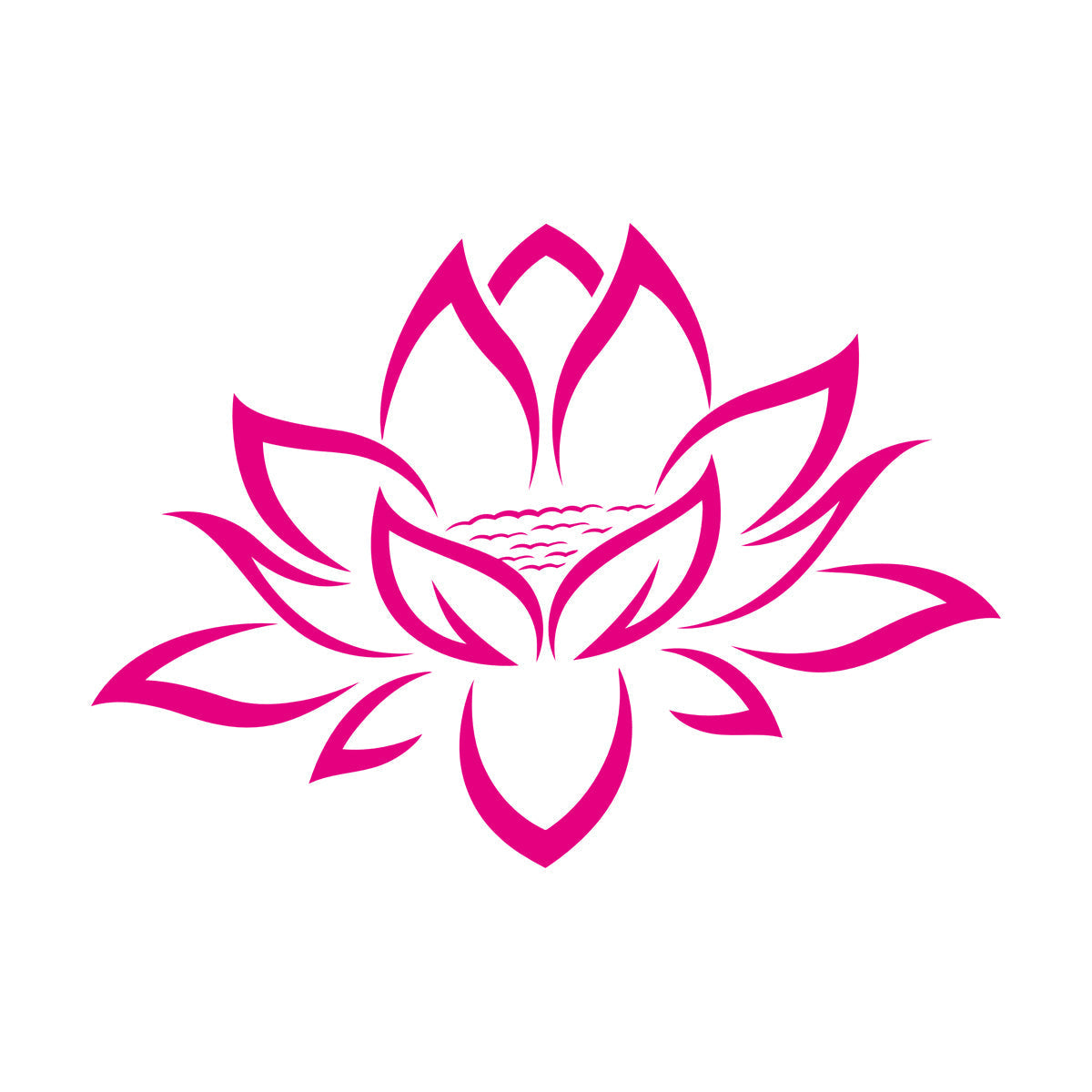Wall Decals Pvc Yoga Lotus Flower Meditation Personalized Customization