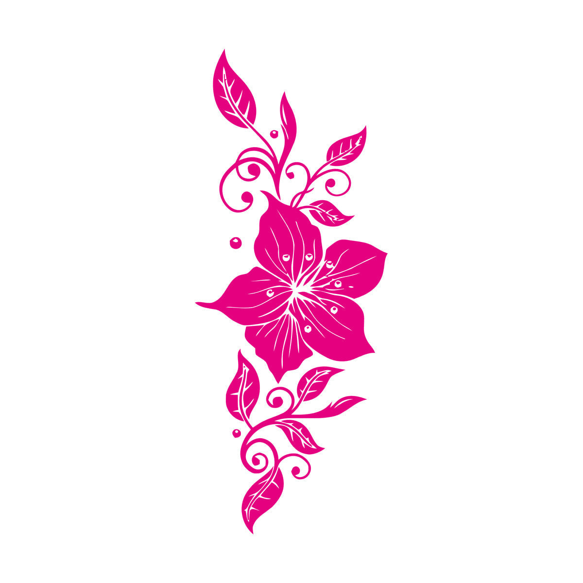 Wall Stickers Abstract Flower Arrangement Abstract Do Not Damage The Wall Surface