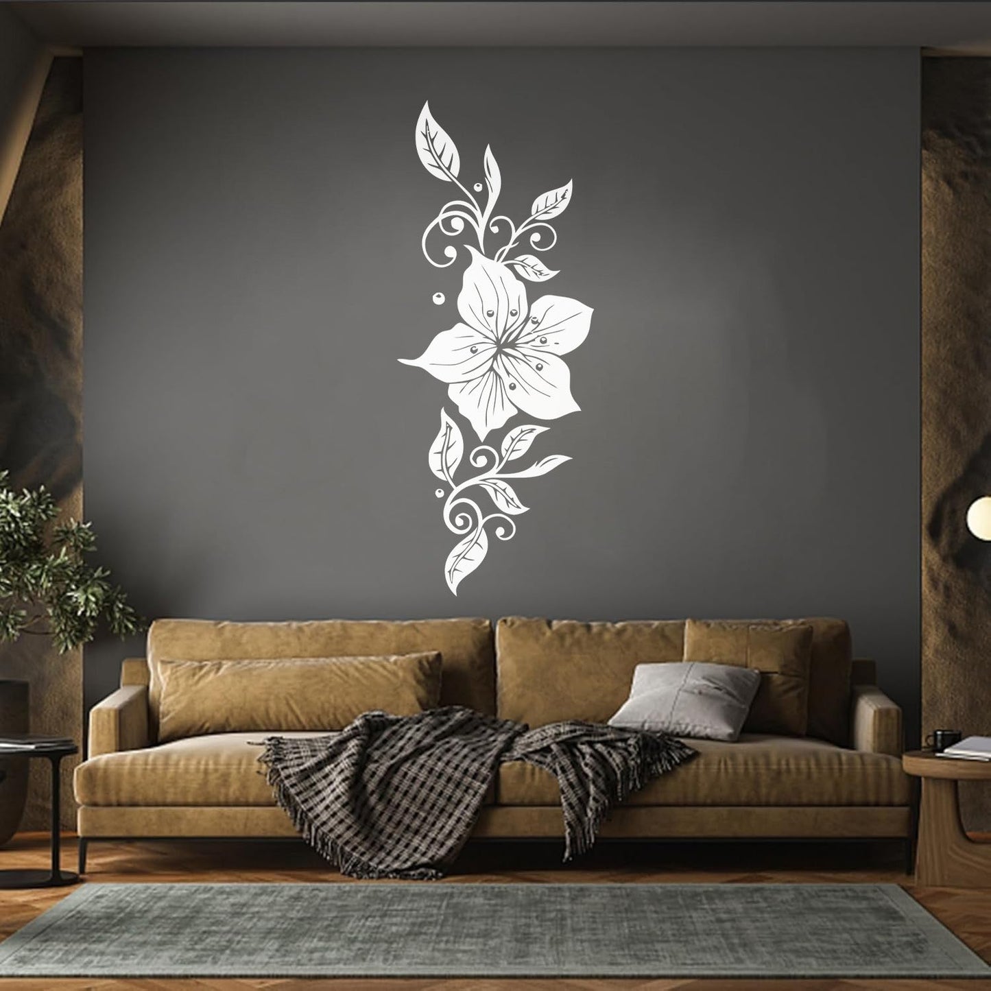 Wall Stickers Abstract Flower Arrangement Abstract Do Not Damage The Wall Surface