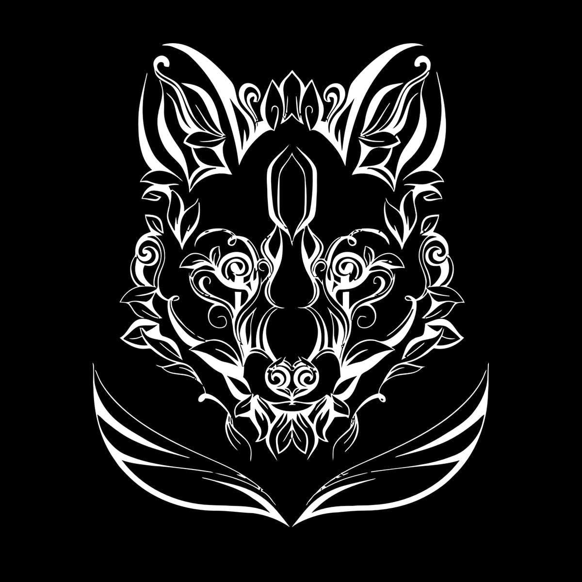 Fine Carving Decals Animal Fox Predator Flowers Patterns Characters Multi Color Selection