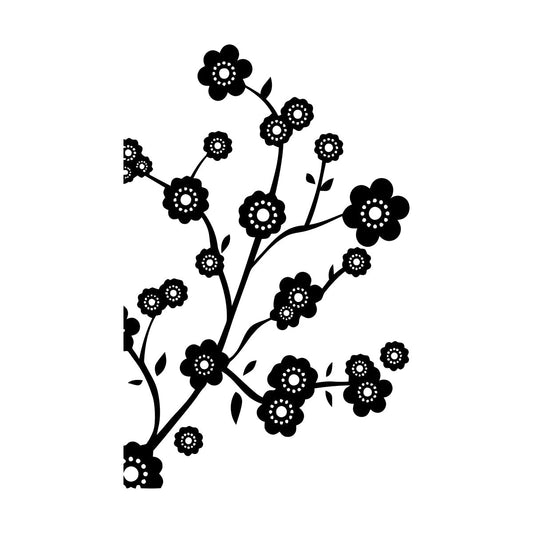 Lettering Decals Beautiful Flowers Plants Art Mural Painting