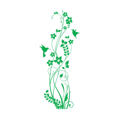 Wall Decals Pvc Beautiful Home Ation Flower Birds Patterns Multiple Size Options