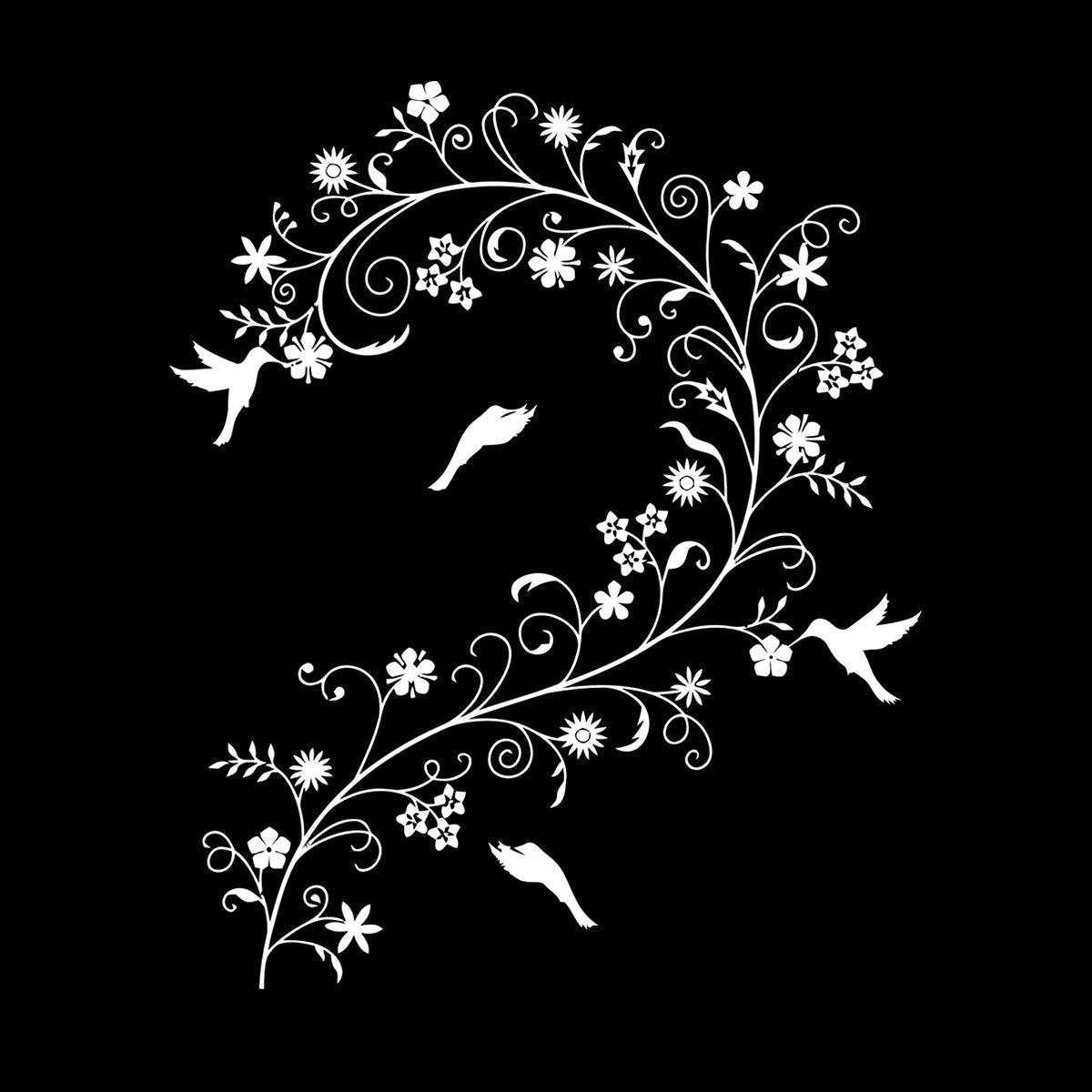 Wall Decals Branch Flowers Birds Ation Can Modify And Add Information