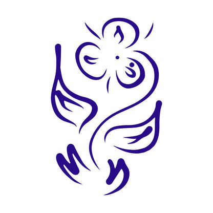 Wall Vinyl Sticker Decor Flower Plant Pattern Ornament Grass Glass Stickers