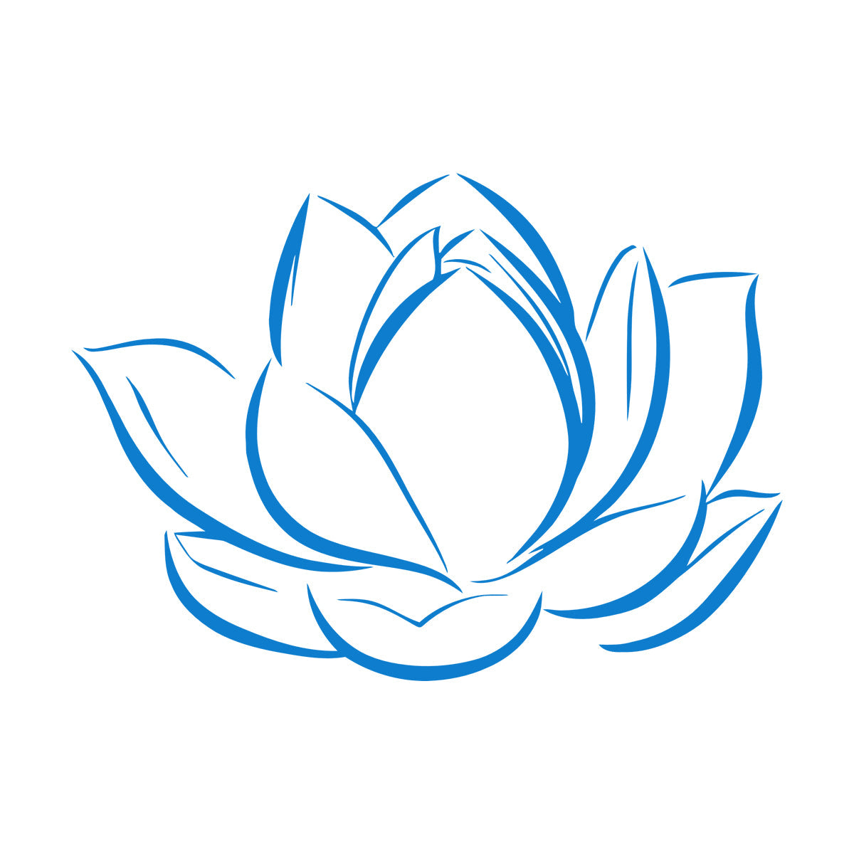 Lettering Stickers Lotus Flower Bud Petals Plant Easy Installation