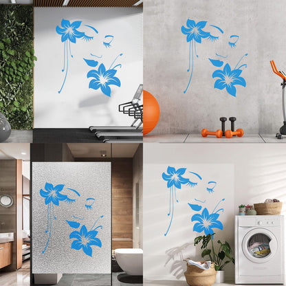 Wall Stickers Paster Paper Appeal Girl Flower Beautiful Face Art Decoration