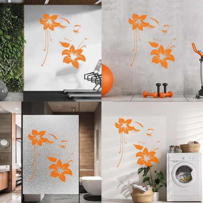 Wall Stickers Paster Paper Appeal Girl Flower Beautiful Face Art Decoration