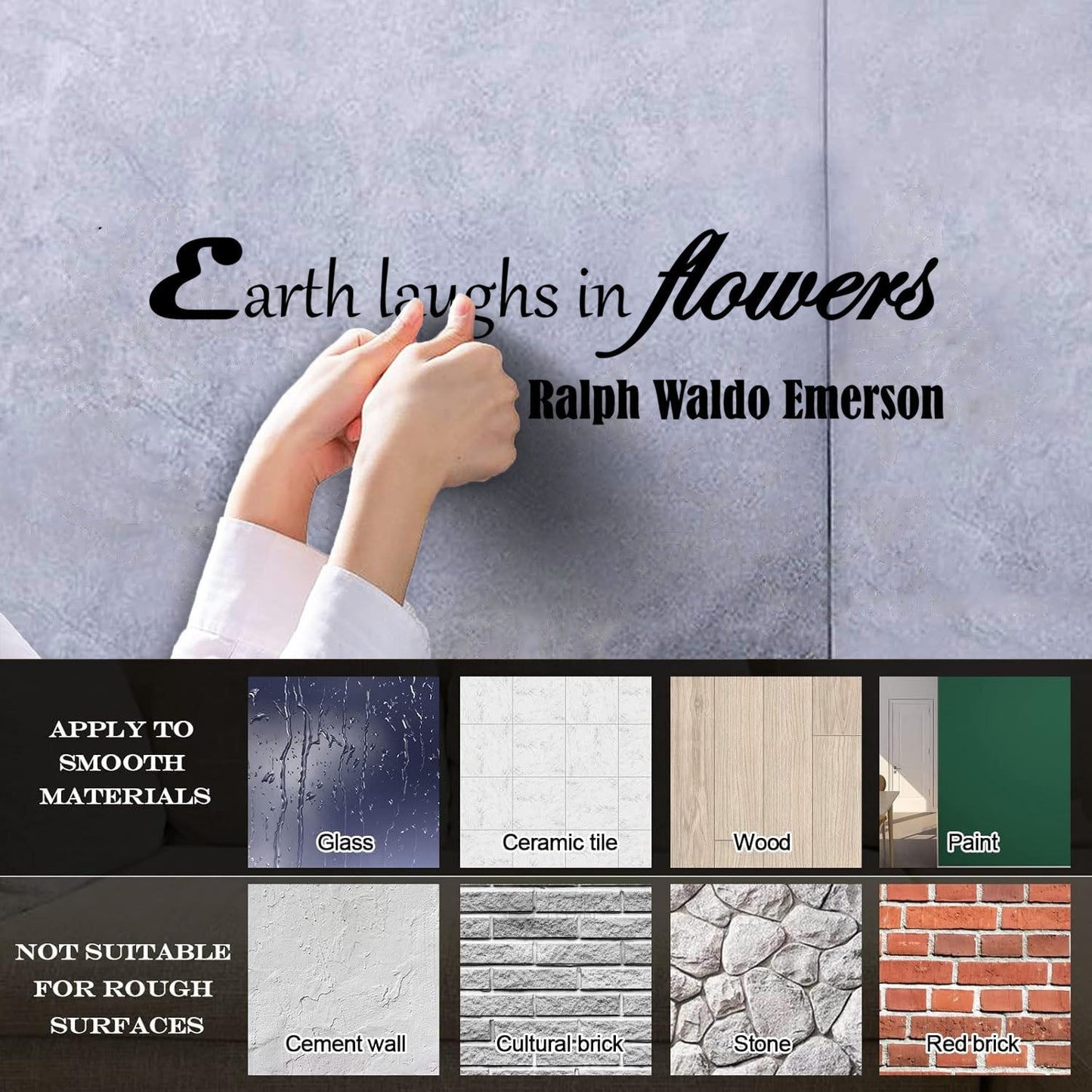 Engraving Stickers Words Of Wisdom Flowers Letters Tattoo Culture