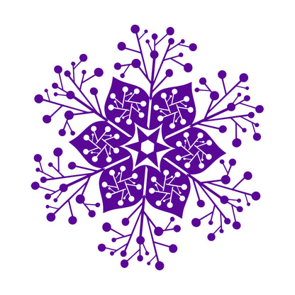 Wall Decals Pvc Circle Flower Ornament Natural Mandala Store Decoration