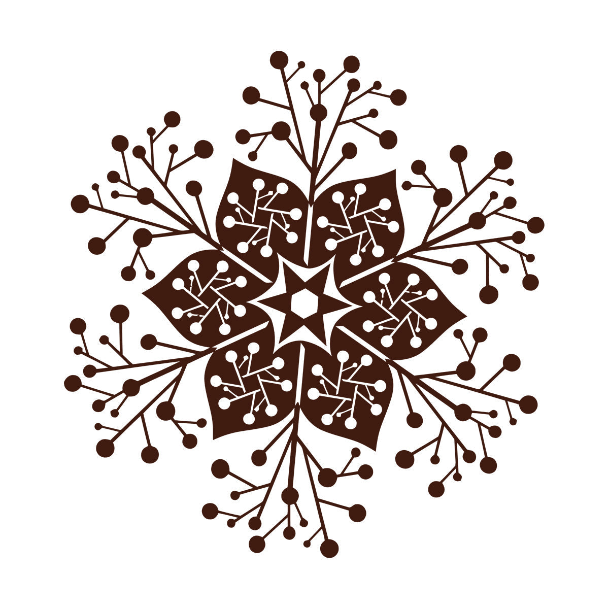 Wall Decals Pvc Circle Flower Ornament Natural Mandala Store Decoration