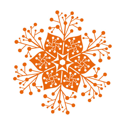 Wall Decals Pvc Circle Flower Ornament Natural Mandala Store Decoration